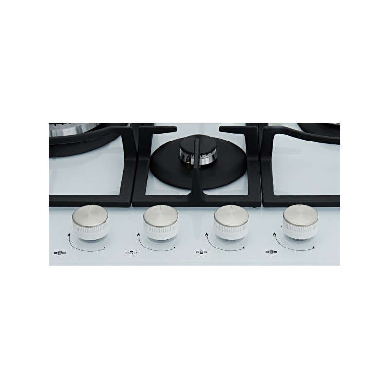 Газовая варочная панель Akpo PGA 604 VGC-T White панель управления