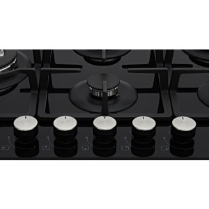 Газовая варочная панель Akpo PGA 755 WGC-T Black панель управления