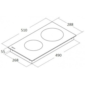 Электрическая варочная панель Akpo PKA 30 9114 BL Black схема