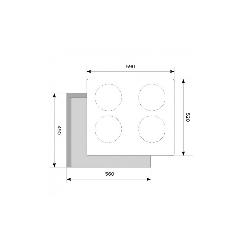Электрическая варочная панель Akpo PKA 58 008 Black схема