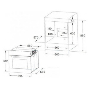 Электрический духовой шкаф Akpo PEA 7008 MMD01 IV Ivory схема
