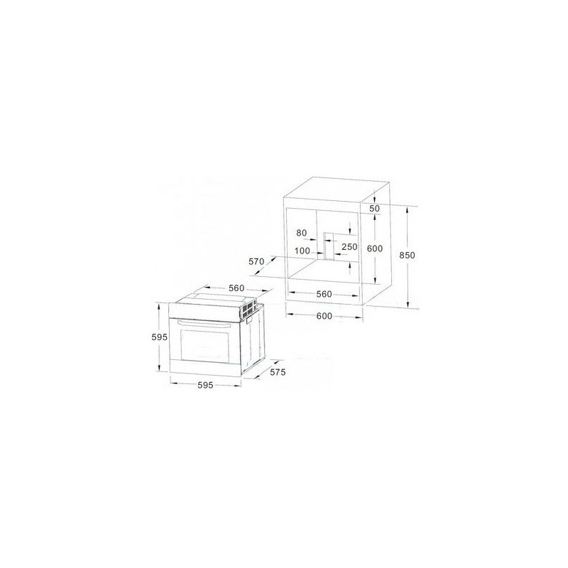 Электрический духовой шкаф Akpo PEA 7008 MMD01 WH White схема