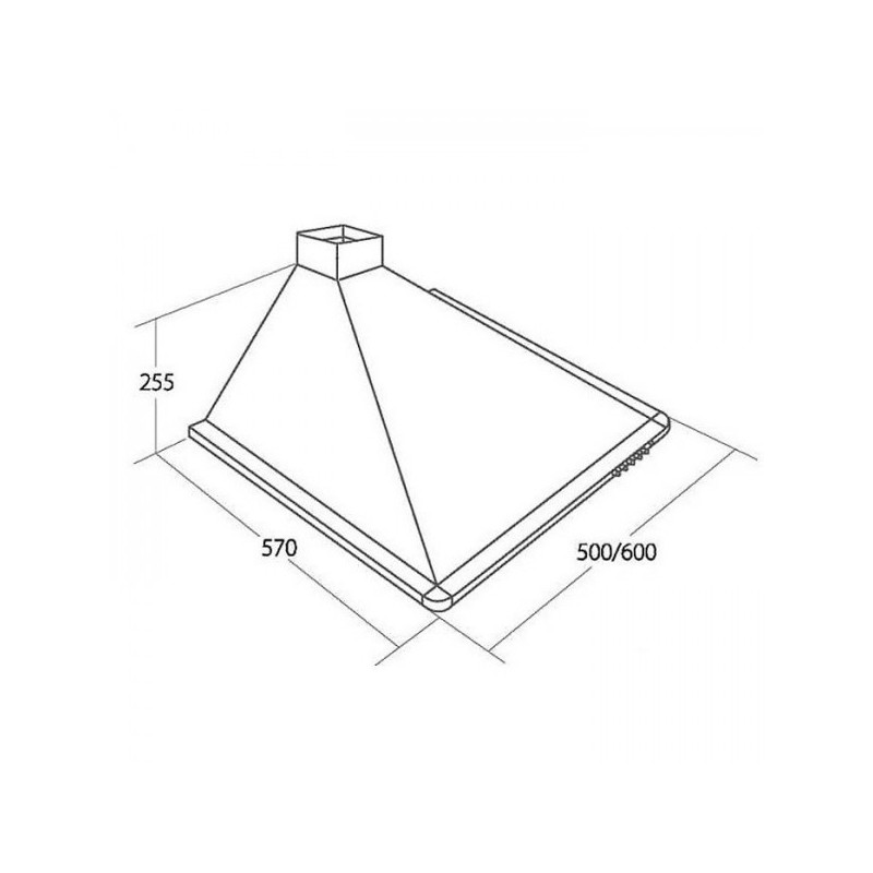 Вытяжка Akpo Elegant Turbo 60 WK-5 Copper схема