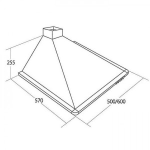 Вытяжка Akpo Elegant Turbo 60 WK-5 Copper схема