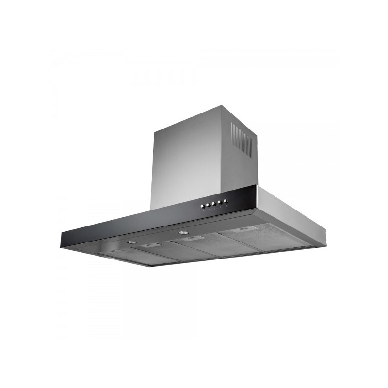 Вытяжка Akpo Feniks Slim Glass Eco 90 WK-4 Inox вид сбоку