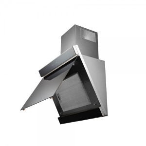 Вытяжка Akpo Kastos II 60 WK-9 Black/Inox в открытом состоянии