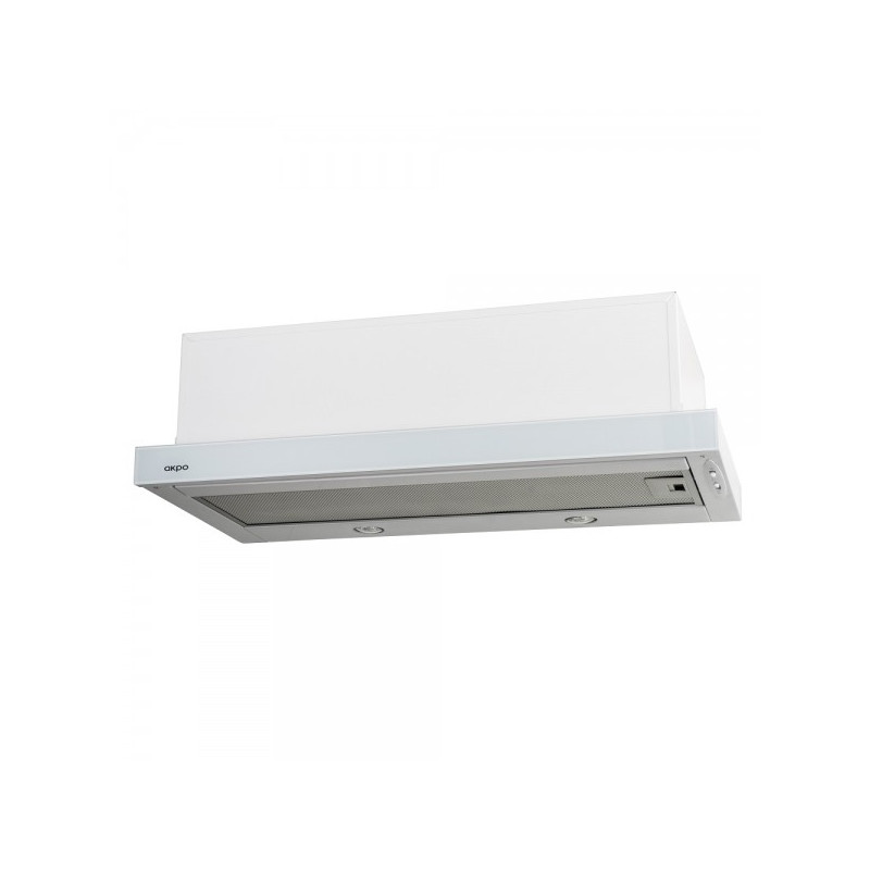 Вытяжка Akpo Light Eco Glass 50 WK-7 White вид сбоку