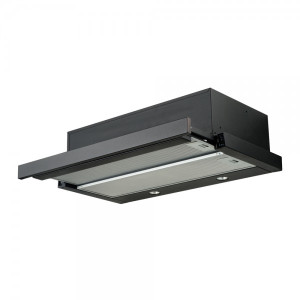 Вытяжка Akpo Light Eco Twin 50 WK-7 Black в открытом состоянии