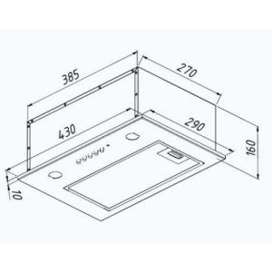 Вытяжка Akpo Micra Twin 50 WK-7 Grey схема