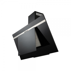 Вытяжка Akpo Nero Line Eco 90 WK-4 Black в открытом состоянии