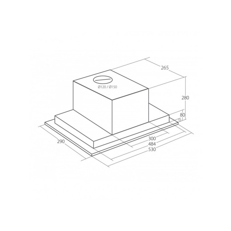 Вытяжка Akpo Neva II 60 WK-10 Inox c[tvf