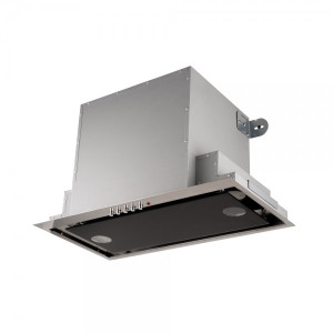 Вытяжка Akpo Neva Glass Eco 80 WK-4 Black/Inox вид сбоку