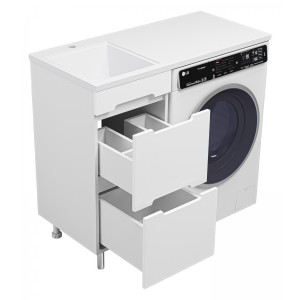 Тумба под умывальник Misty Байкал 40 Э-Бай06040-022Я вид сбоку