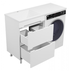 Тумба под умывальник Misty Байкал 55 Э-Бай06055-022Я вид сбоку