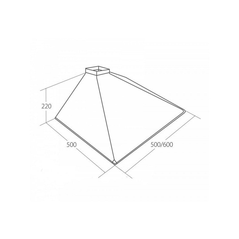 Вытяжка Akpo Soft 50 WK-5 Copper схема