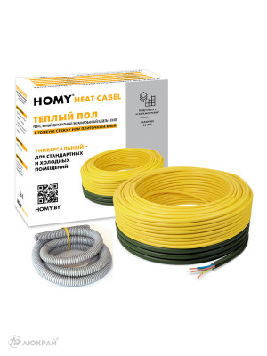 Нагревательный кабель HOMY Heat Сable 20W-90 8.1-12.5 кв.м. 1800 Вт комплект