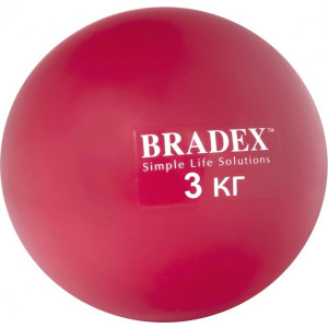 Медицинбол Bradex SF 0258 красный