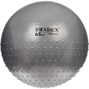 Фитбол массажный Bradex Фитбол-65 серый