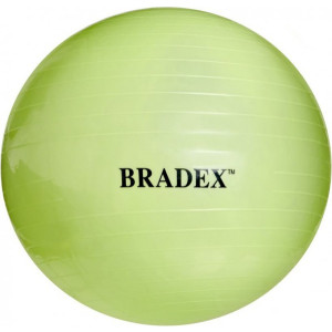 Фитбол гладкий Bradex Фитбол-75 салатовый (с насосом)