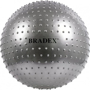 Фитбол массажный Bradex Фитбол-75 Плюс серый