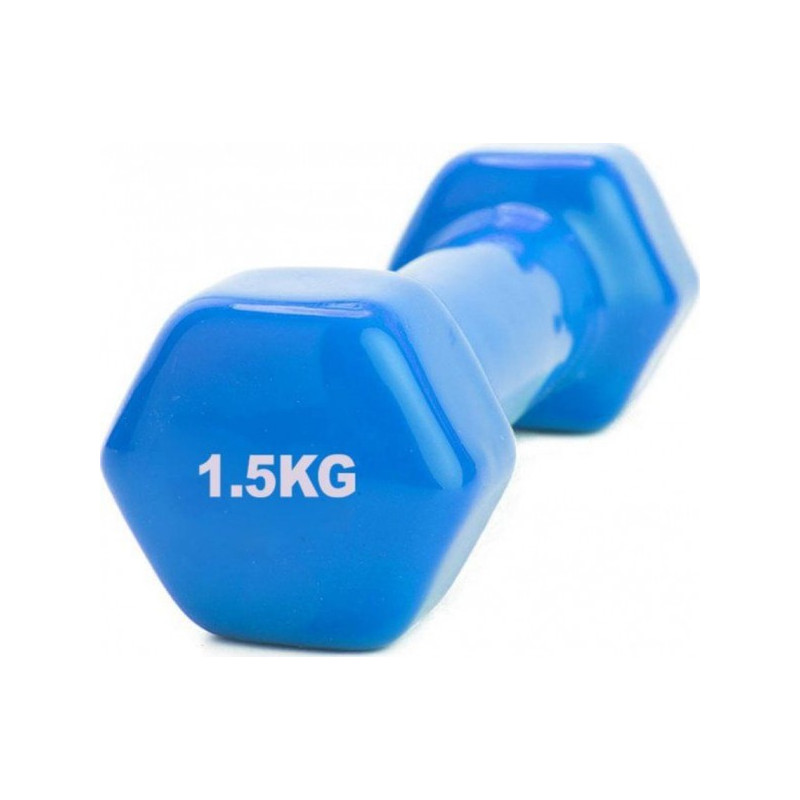 Гантель Bradex 1.5 кг синий (резина)
