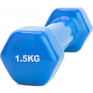 Гантель Bradex 1.5 кг синий (резина)