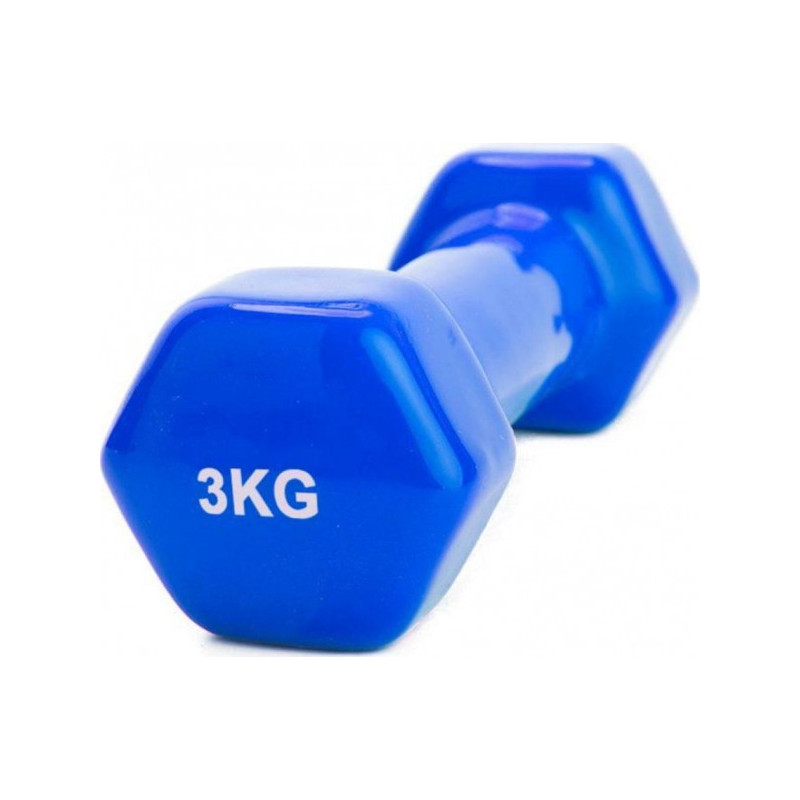 Гантель Bradex 3 кг синий (резина)