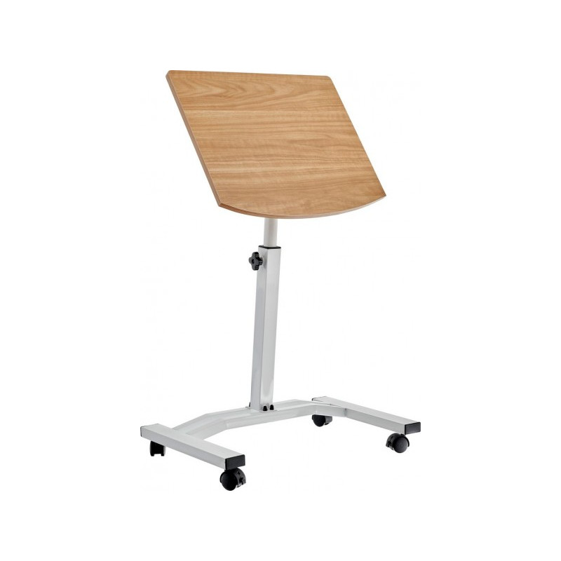 Приставной столик Bradex Ролет светлое дерево/белый сложен