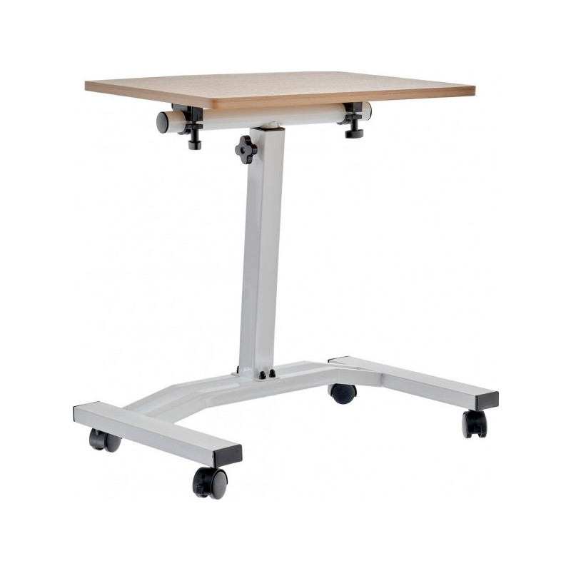 Приставной столик Bradex Ролет светлое дерево/белый