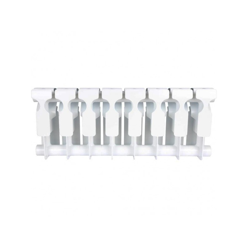 Радиатор биметаллический Rommer Plus BM 200 (8 секций) вид сзади