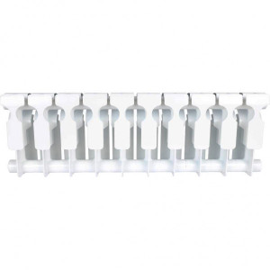 Радиатор биметаллический Rommer Plus BM 200 (10 секций) вид сзади