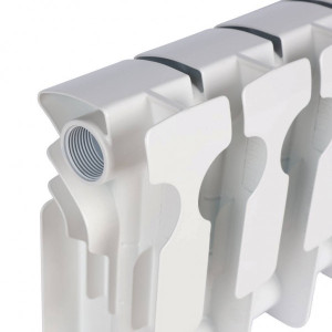 Радиатор биметаллический Rommer Plus BM 200 (14 секций) подключение