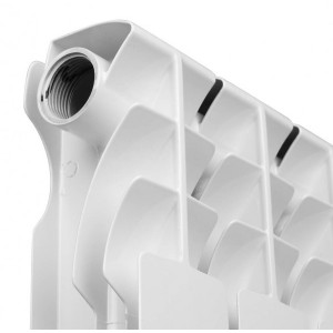 Радиатор биметаллический Rommer Optima BM 500 (4 секции) подключение