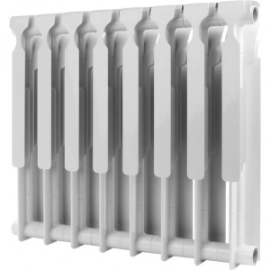 Радиатор биметаллический Rommer Optima BM 500 (8 секций) вид сзади