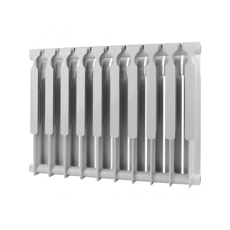 Радиатор биметаллический Rommer Optima BM 500 (10 секций) вид сзади