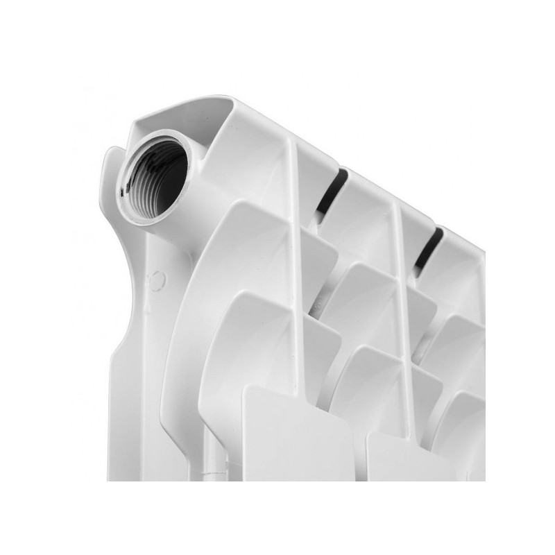 Радиатор биметаллический Rommer Optima BM 500 (12 секций) подключение