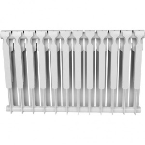 Радиатор биметаллический Rommer Optima BM 500 (12 секций) вид сзади