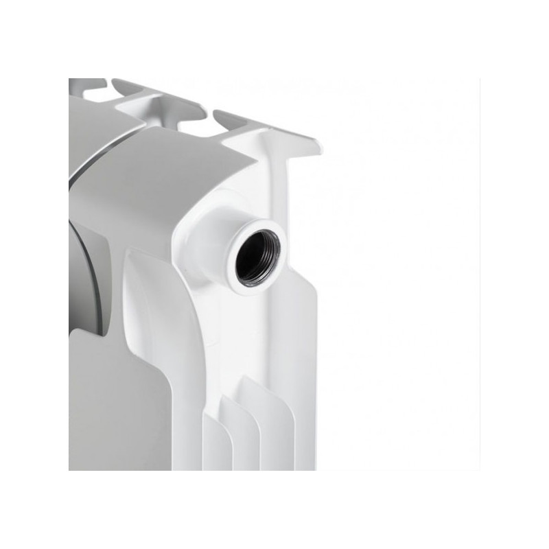 Радиатор биметаллический Rifar Monolit 500 (4 секции) подключение