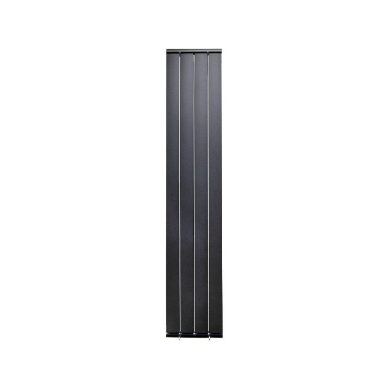 Радиатор алюминиевый Silver S 1800 черный муар (3 секции, нижнее подключение)