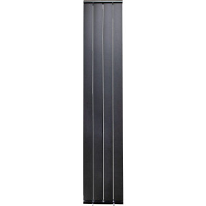 Радиатор алюминиевый Silver S 1800 черный муар (4 секции, нижнее подключение)