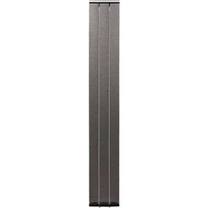 Радиатор алюминиевый Silver S 1800 серый шелк (3 секции, боковое подключение)