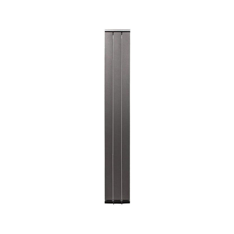 Радиатор алюминиевый Silver S 1800 серый шелк (4 секции, боковое подключение)