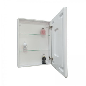 Шкаф с зеркалом Континент Emotion Led 50x80 вид внутри