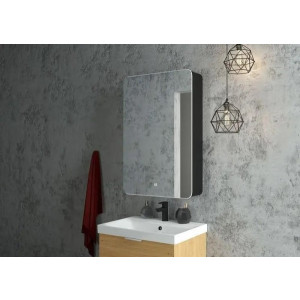 Шкаф с зеркалом Континент Eltoro Led 56x85 в интерьере