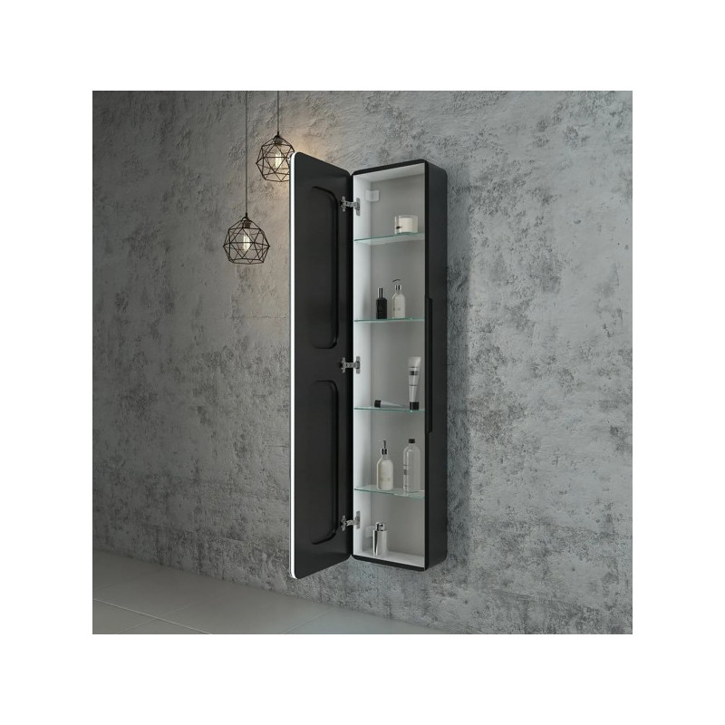 Шкаф-пенал Континент Eltoro Led вид внутри