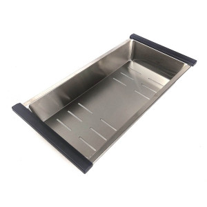 Кухонная мойка Roxen Simple 60 графит коландер