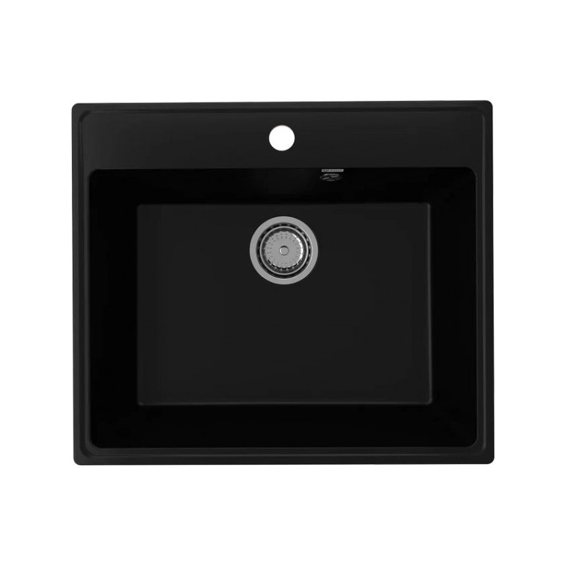 Кухонная мойка Ulgran Quartz Forte 580-07 уголь