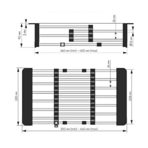 Коландер Ulgran Универсальный схема