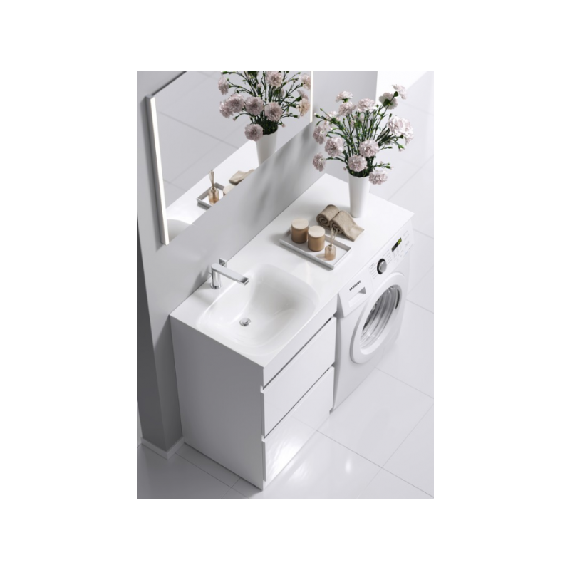 Тумба под стиральную машину Aqwella Forma 115 FOR01052 L вид сверху
