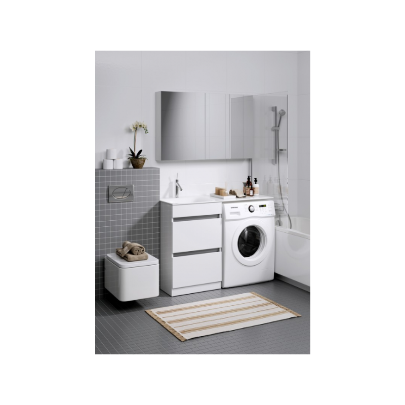 Тумба под стиральную машину Aqwella Forma 115 FOR01052 L в интерьере